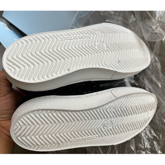 NIB $395 Chiara Ferragni Black/Silver Glitter Slip On Sneakers-Size 36 Women’s - Picture 14 of 15